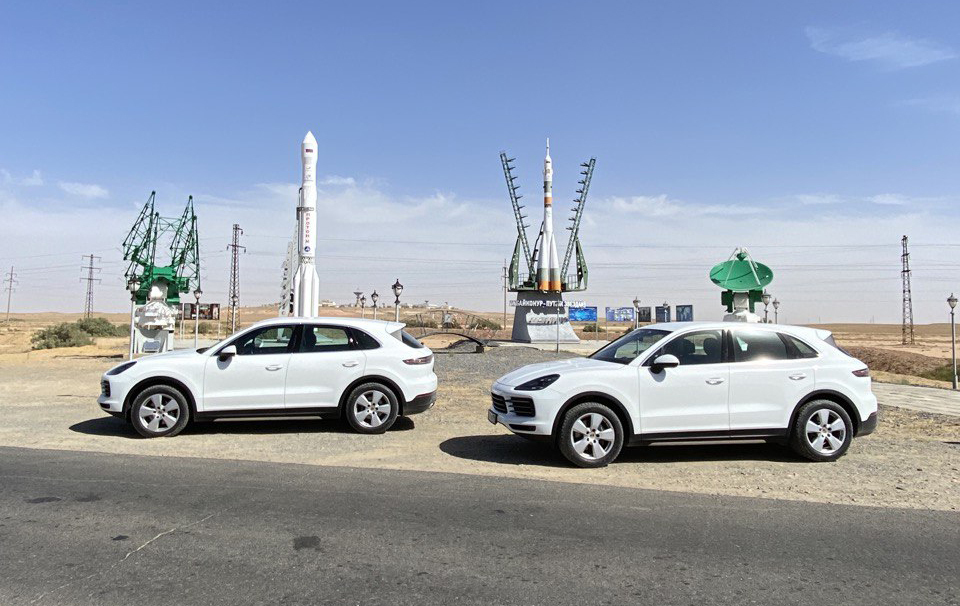 Космодром Байконур. Невероятная поездка на Porsche Cayenne.